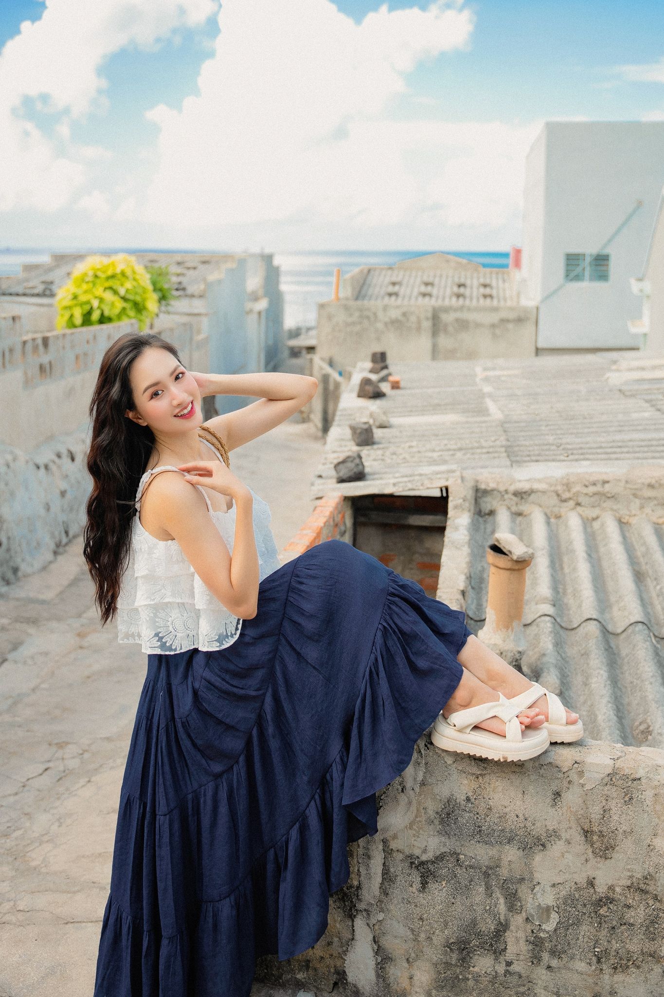 OLV - Chân váy Indigo Midi Skirt