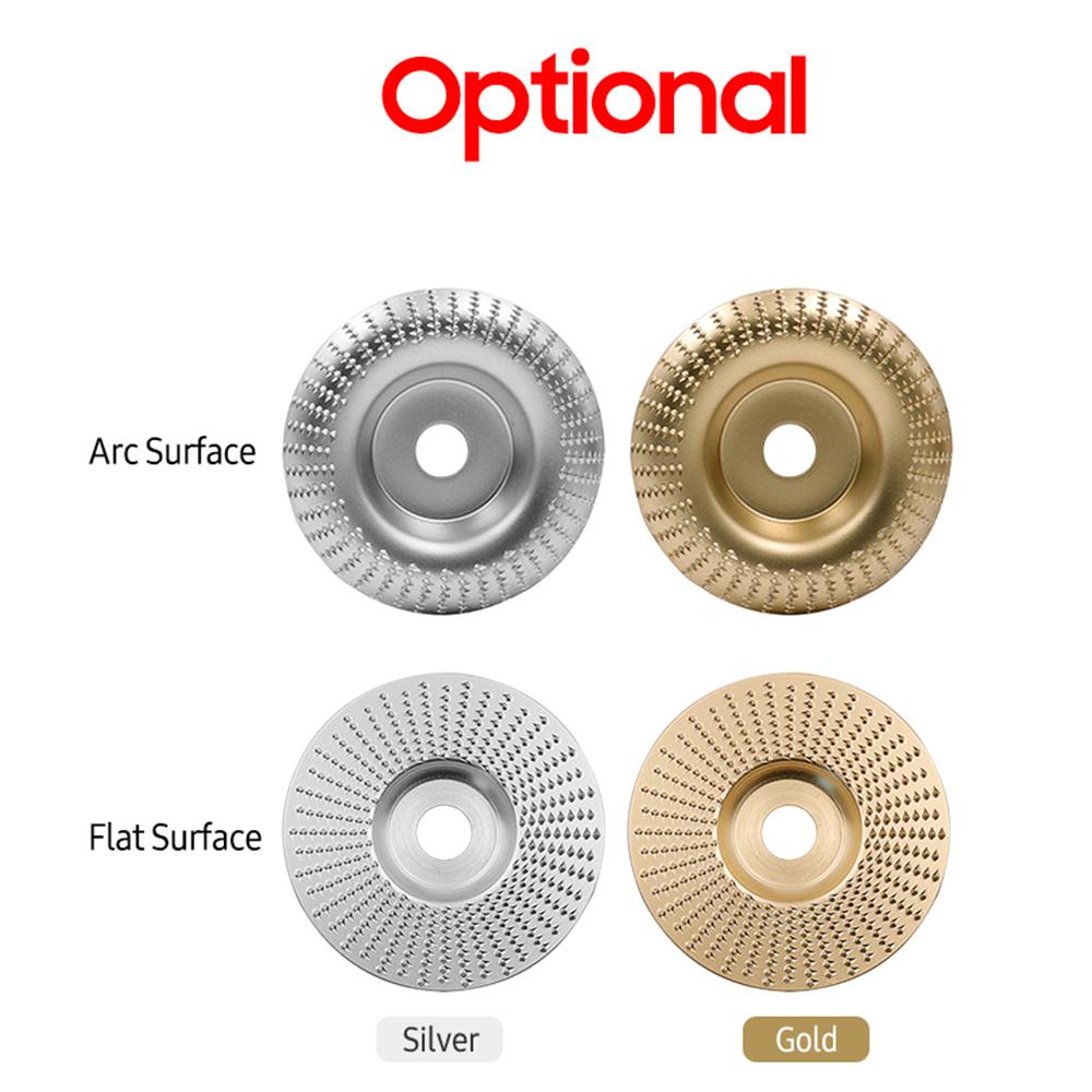 4 Inch Wood Carving Disc for Angle Grinder with 5/8-inch Arbor Wood Shaping Disc Angle Grinding Wheel Rotary Tool Wood Cutting Shaper