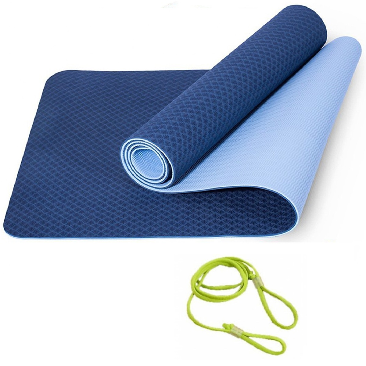 Hình ảnh Thảm Tập Yoga miDoctor + Dây Buộc Thảm Tập Yoga (Giao Màu Ngẫu Nhiên)