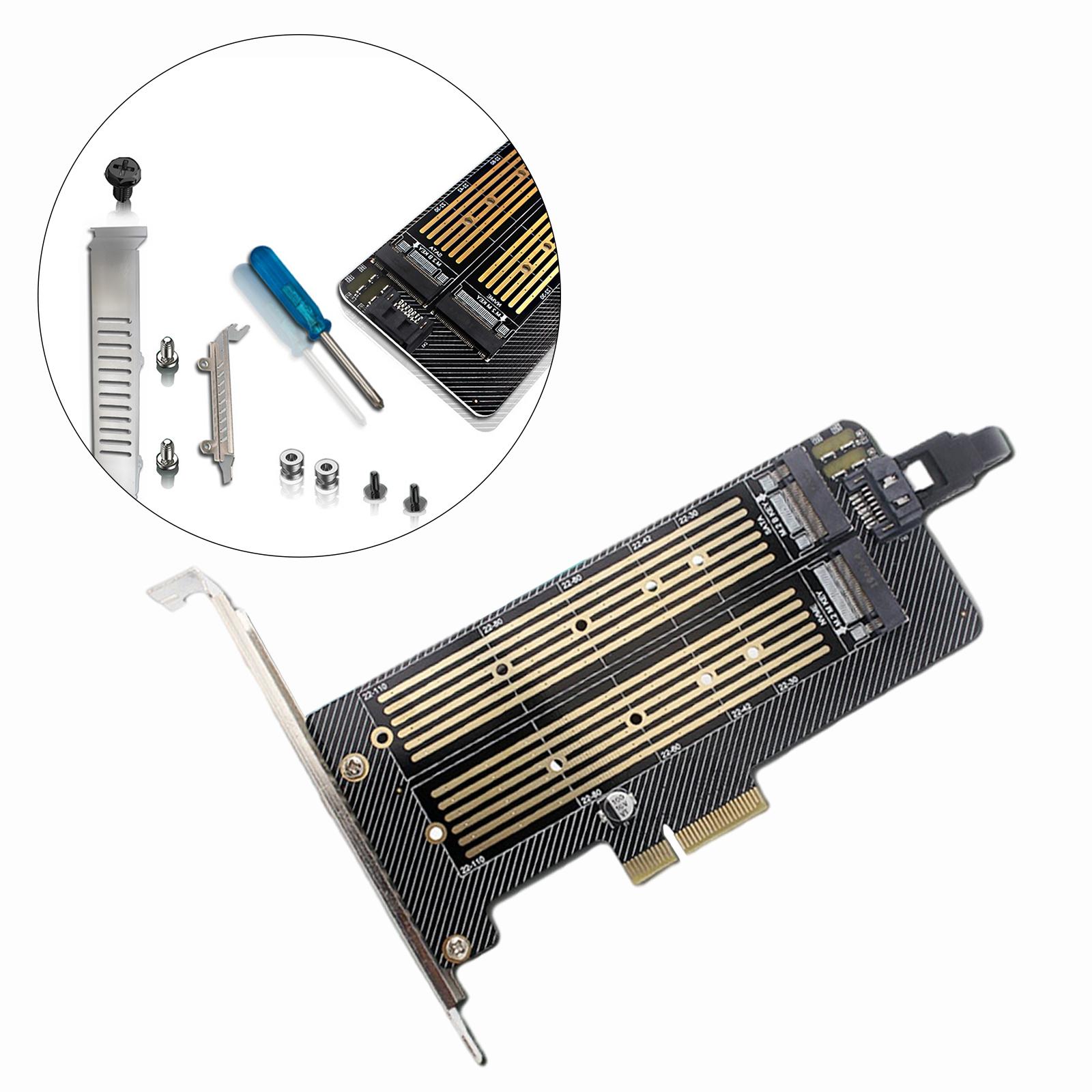 PCIe to M.2 NVME Adapter M.2 NVMe NGFF Converter for Desktop PC SSD 2280