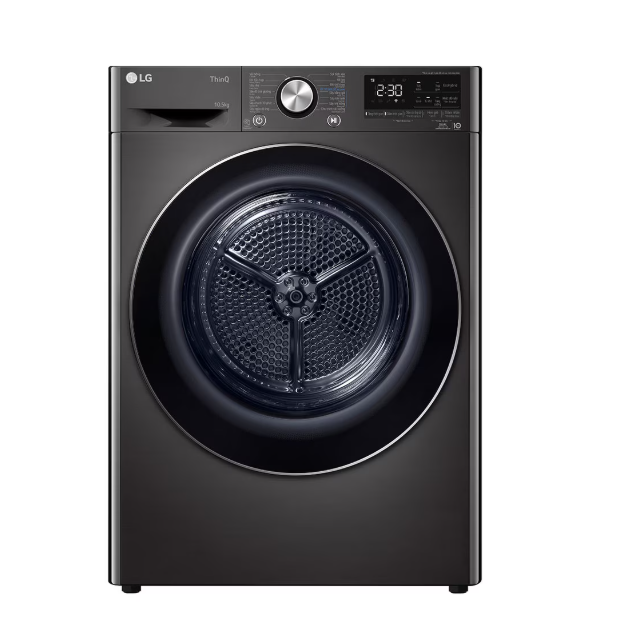 [Chỉ giao Miền Bắc] Máy sấy LG DUAL Inverter Heat Pump 10.5kg màu đen DVHP50B - Hàng Chính Hãng