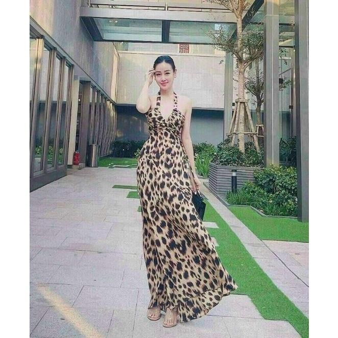 ĐẦM MAXI BEO HỞ LƯNG