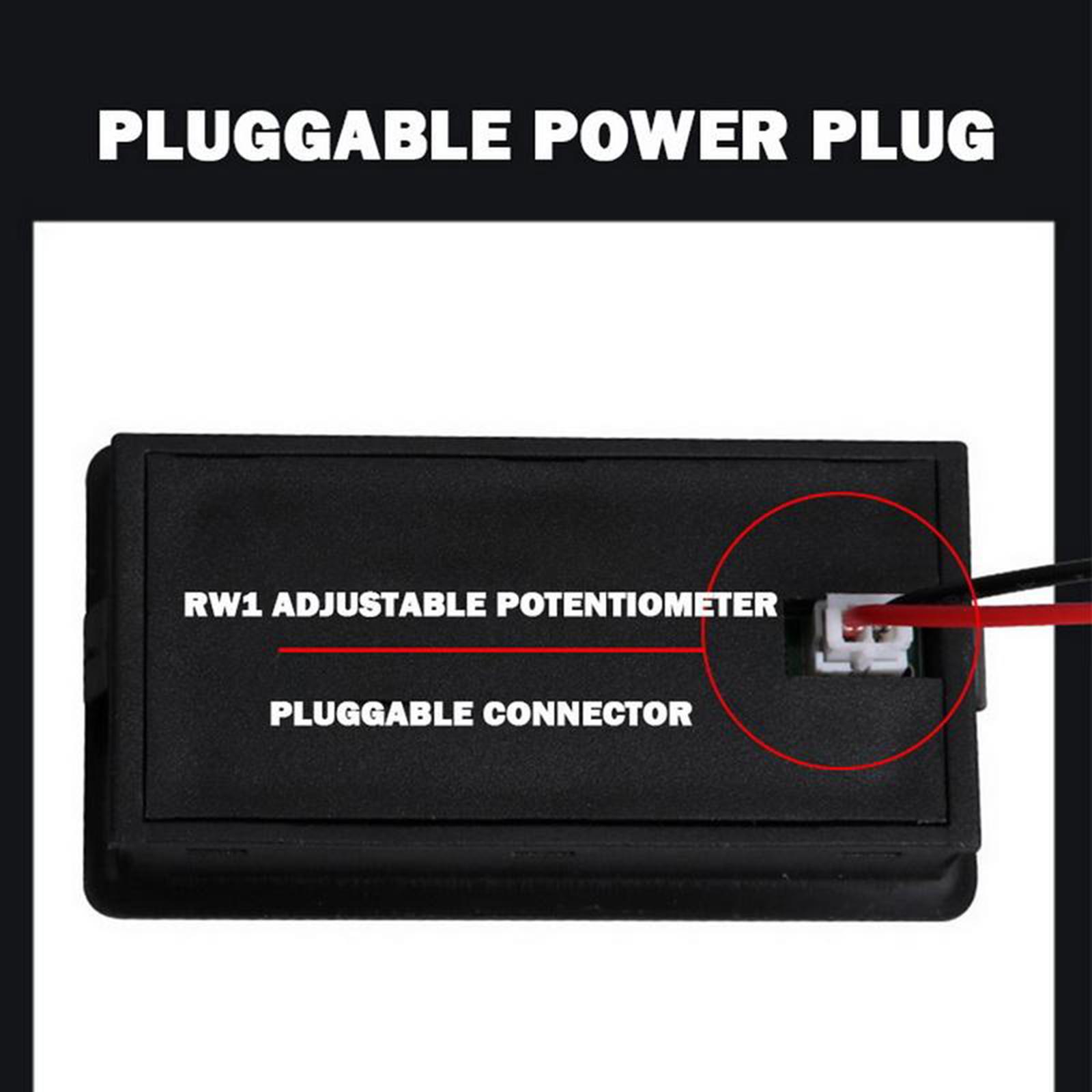 LCD Battery Capacity Monitor Gauge Meter,DC 8V-100V Lead Battery Status Indicator,Lithium Battery Capacity Tester Voltage Meter Monitor