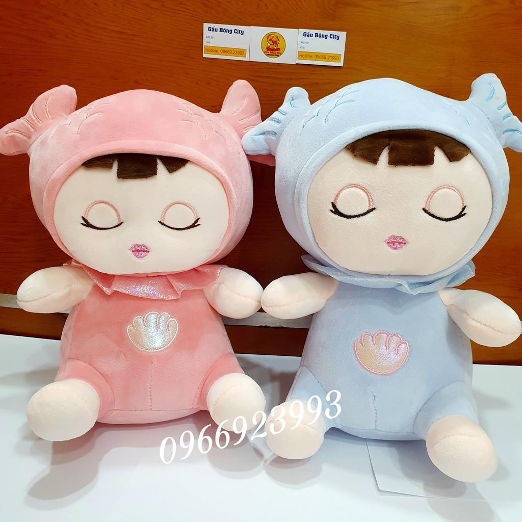 Gấu Bông Búp Bê Em Bé Nhắm Mắt Cao Cấp