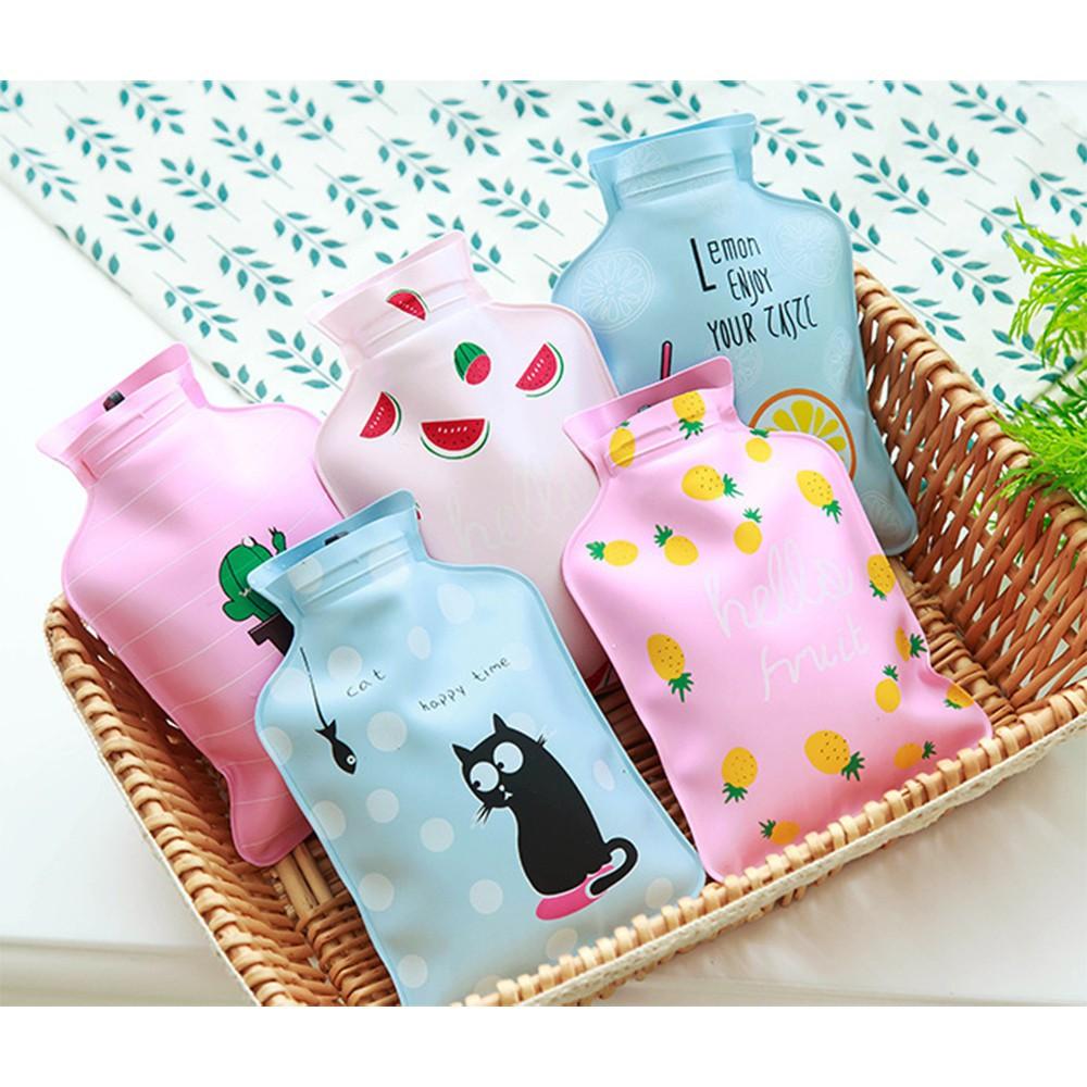 Túi Nước Chườm Nước Nóng, Lạnh - Túi Mini Nhiều Hình Ngộ Nghĩnh - Giúp Ấm Giữ Nhiệt, Giảm Đau Bụng Kinh