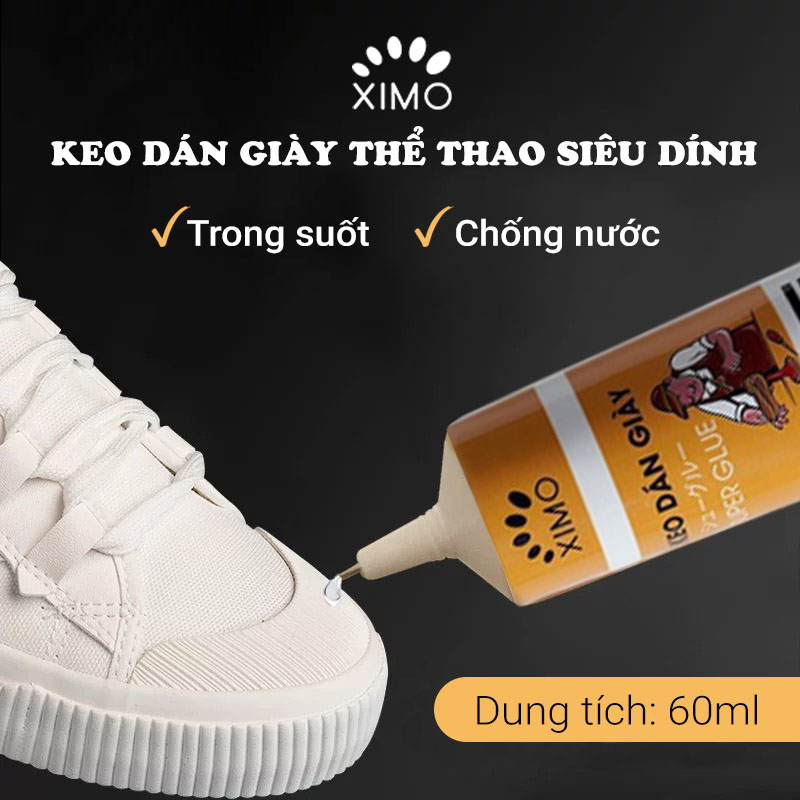 Keo Dán Giày Nhiệt Super Glue XIMO Siêu Dính Cao Cấp, Chống Nước Tốt