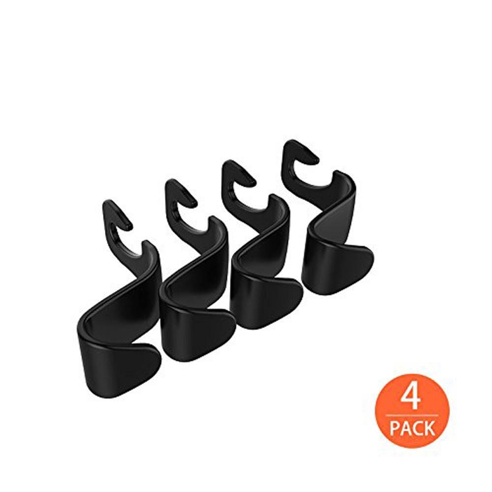 Bộ 4 Móc Nhựa Treo Đồ Gắn Lưng Ghế Xe Hơi Tiện Dụng