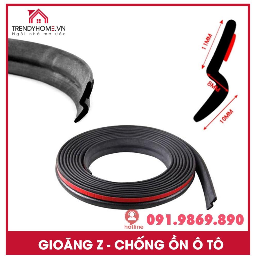 Combo Gioăng cao su chống ồn cho xe hơi Sedan (Gioăng D, P, Z, B lõi thép) Loại sản phẩm chống ồn xe ô tô cao cấp