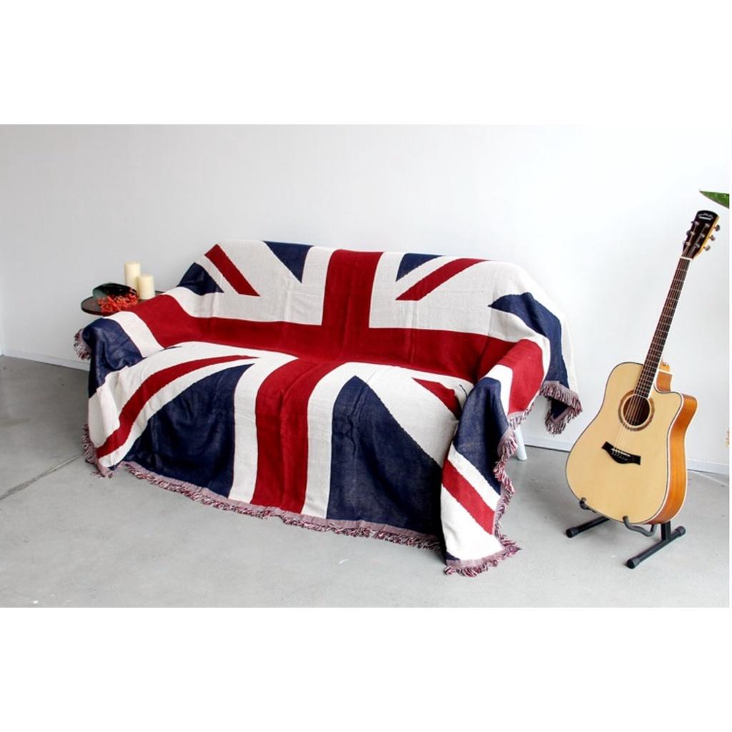 Thảm sofa thổ cẩm - Cờ Anh -TTC047