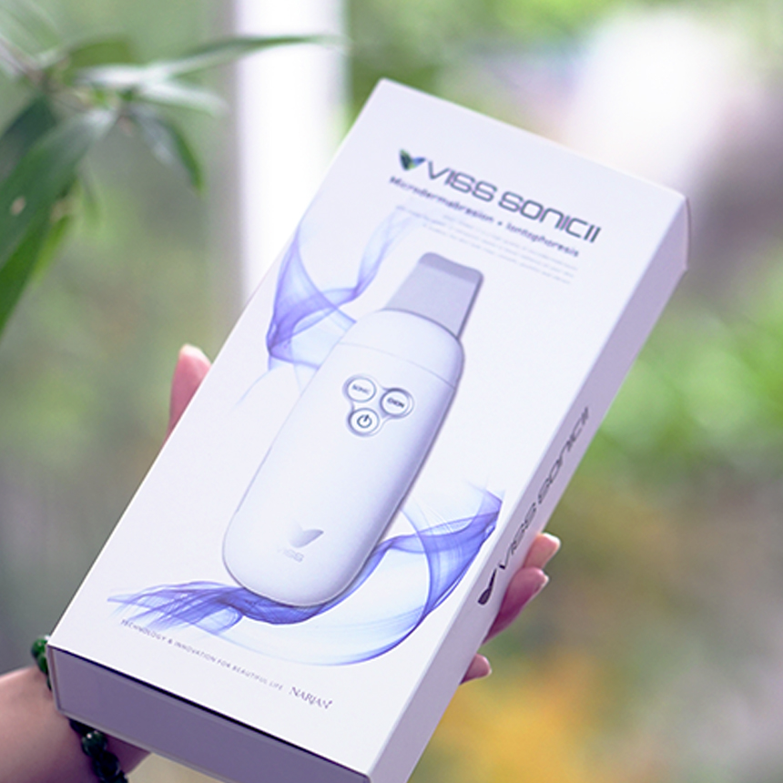 Máy rửa mặt sóng siêu âm 2 tính năng Viss Sonic II Hàn Quốc