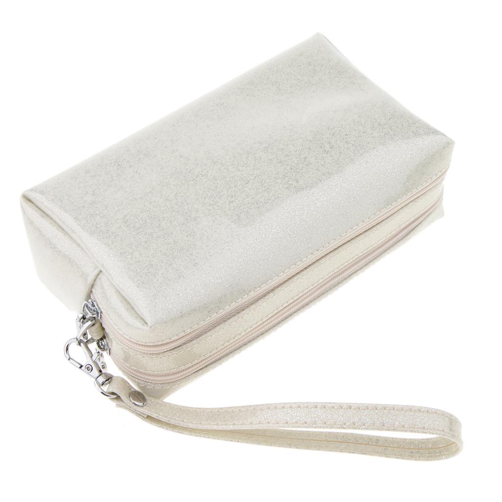 Waterproof PU Travel Cosmetic Organizer Toiletry Case Wash Storage Bag