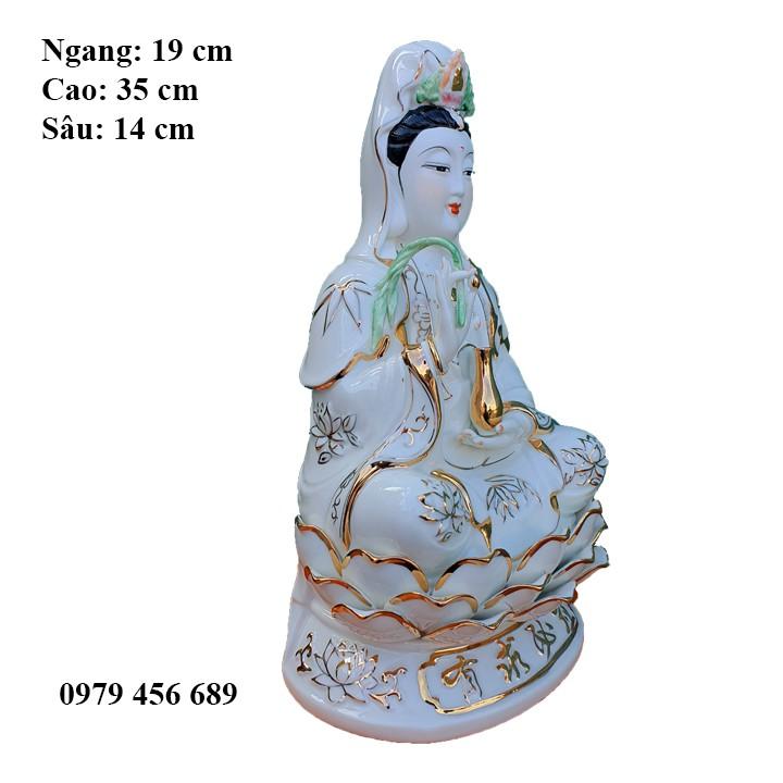 Phật Bà Quan Âm cao 35 cm