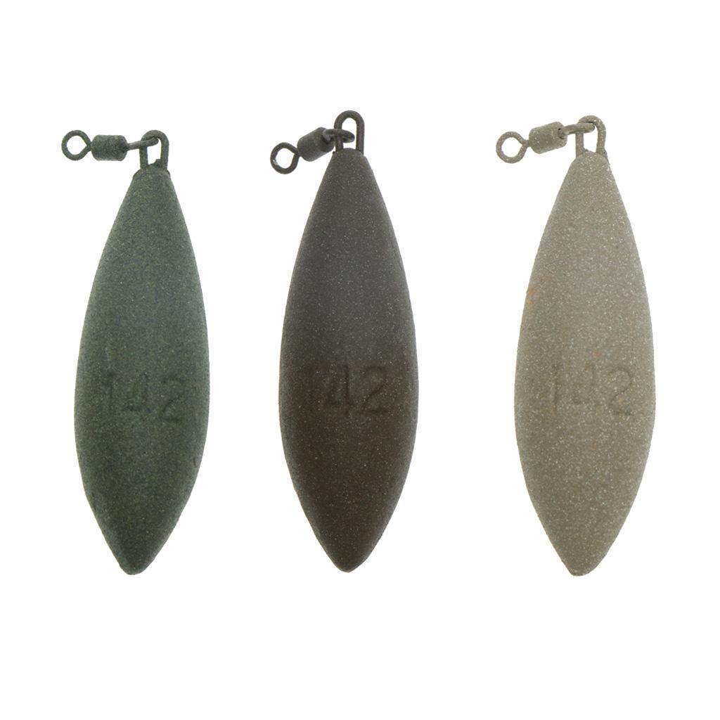 Fishing Weight Lead Sinker Drop Hook Plummet Terminal Tackle Tool Green