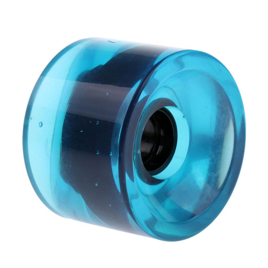 2pcs PU Skateboard Wheels Longboard Replacement Wheels Cruiser Accessories 70x51mm
