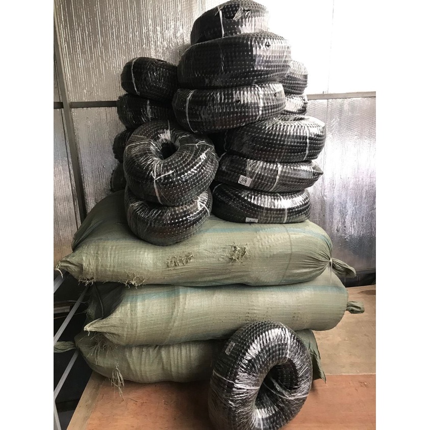 Cuộn dây xoắn ruột gà chống mài mòn, chống cuộn rối vòi nước rửa xe cao áp, dây bọc điện phi 6/8/10/12/16/20mm dài 4 mét