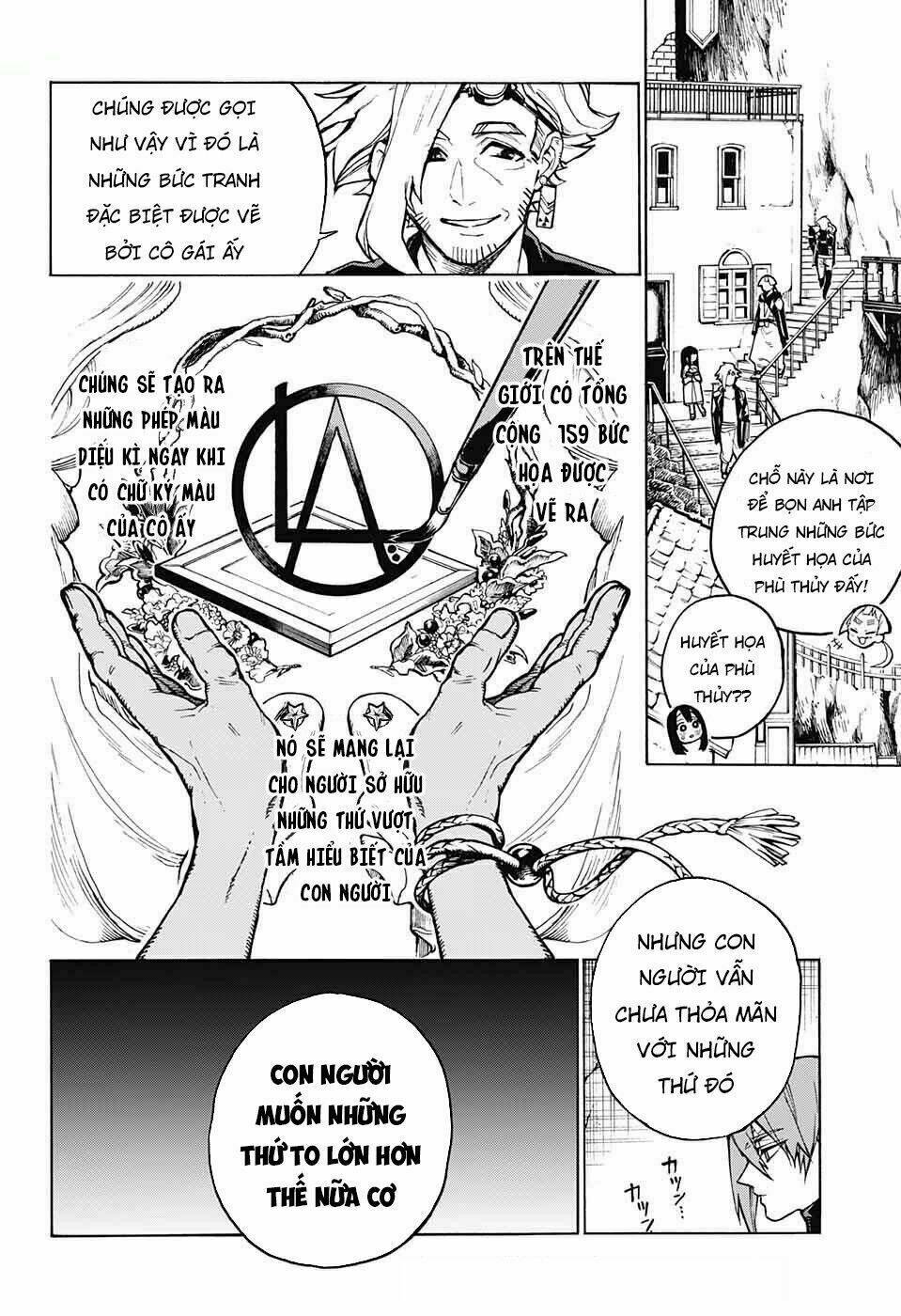 những bức họa quái dị của phù thủy chapter 4 12