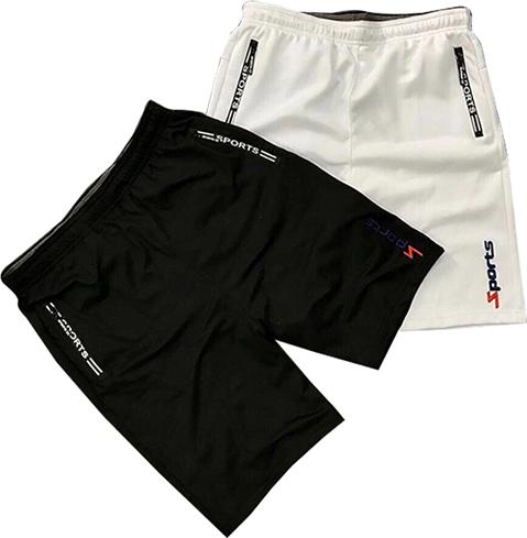 Quần Short Nam Thể Thao Cao Cấp - Combo 2 quần màu trắng và đen