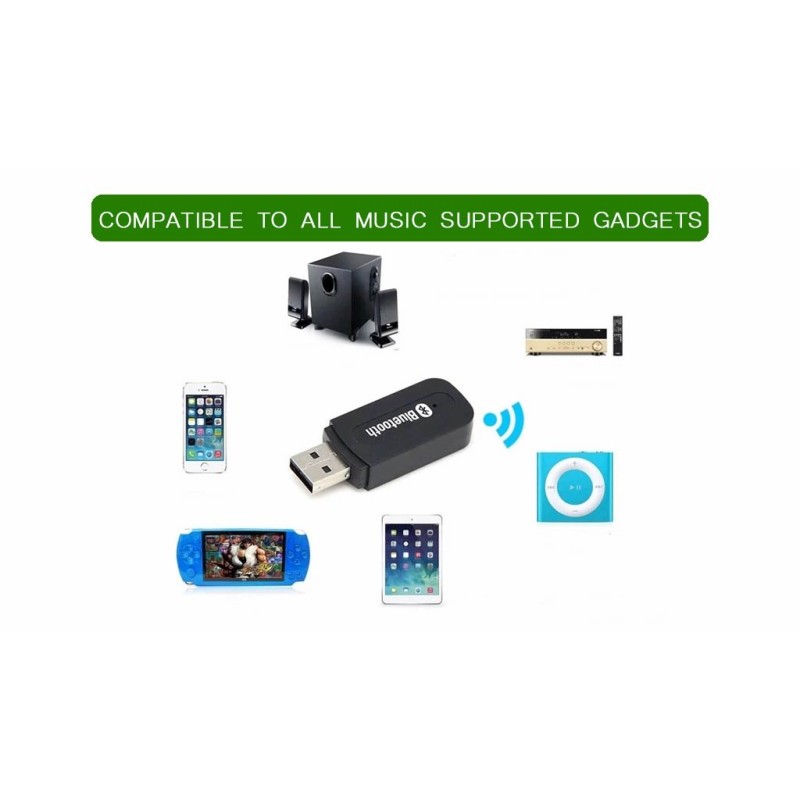 Usb Bluetooth Audio BT 163 HJX-001 Chuyển Loa Thường Thành Loa Bluetooth - Hàng Nhập Khẩu