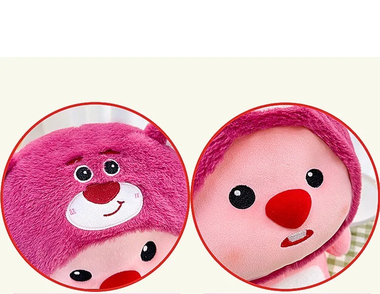 Thú nhồi bông Loopy tai heo đáng yêu - Size 23cm - Nón ngẫu nhiên - Quà tặng gấu bông Loopy hải ly cosplay cute nhiều mẫu.