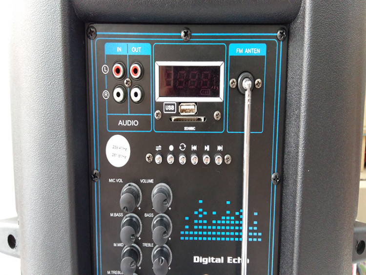 Loa kéo di động 2 bass Best BT-806