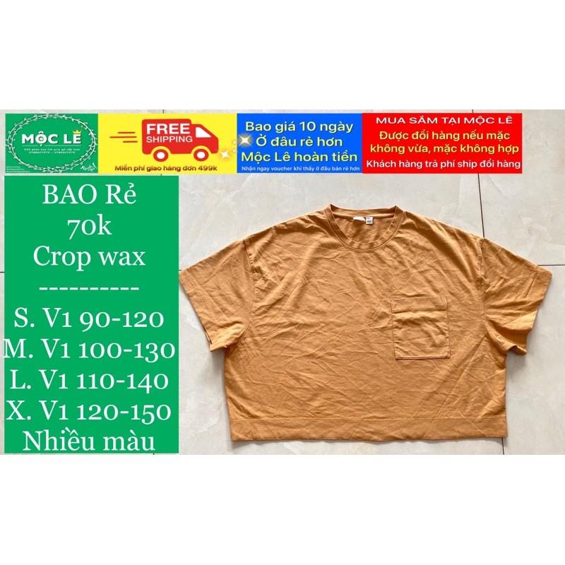 Áo croptop wax 6 màu dày dặn xuất xịn