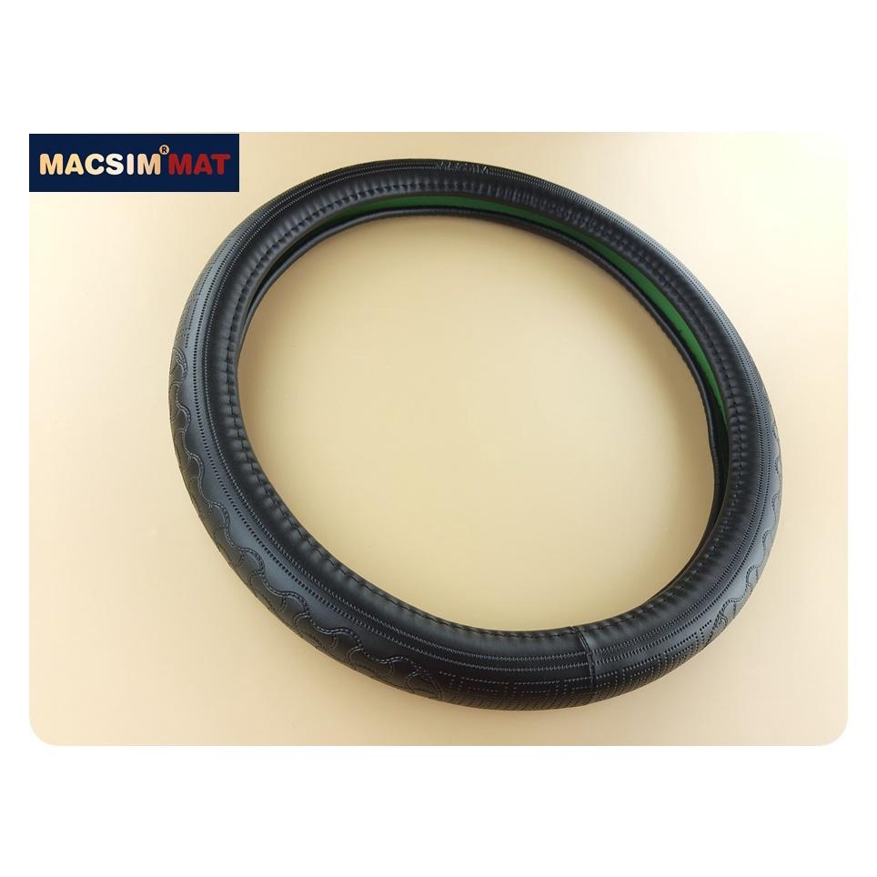 Bọc vô lăng cao cấp Macsim mã L620 mới chất liệu da thật - Khâu tay 100% size M phù hợp các loại xe
