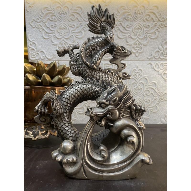 Tượng đồng rồng nhả châu