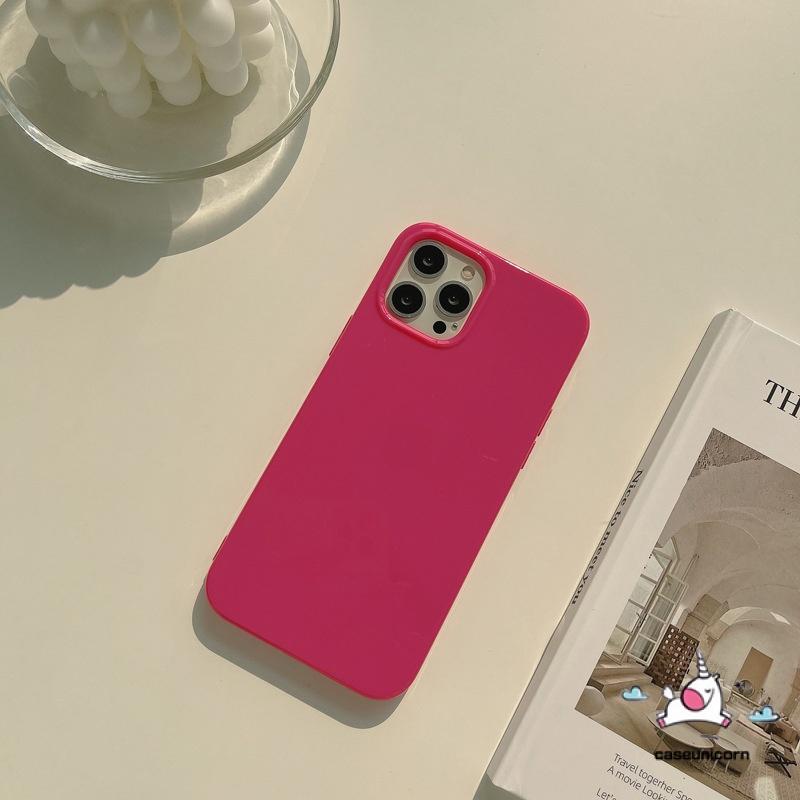 Ốp điện thoại TPU dẻo màu dạ quang chống sốc cho Iphone 12 11 Pro Max Xr Xs Max 8 7 Plus Se 2020