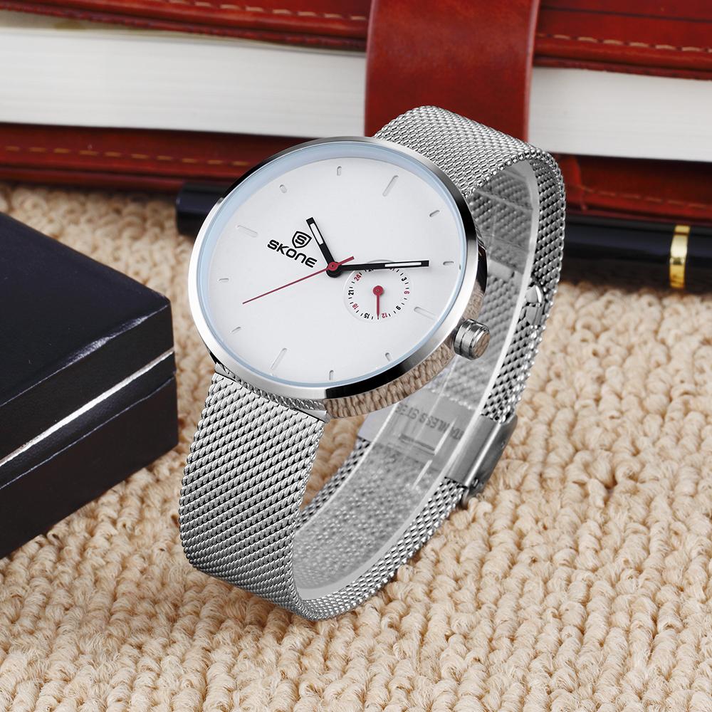 Đồng hồ đeo tay nữ SKONE bằng thép không gỉ chống nước