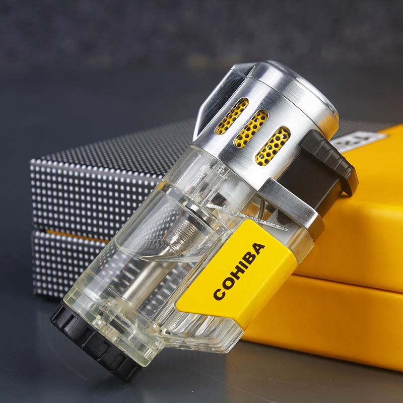 Vỏ Hột Quẹt Bật Lửa Khò 3 Tia  COB373 Thiết Kế Đẹp Độc Lạ - Dùng Gas Cao Cấp