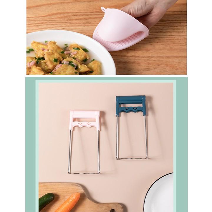 Dụng cụ gấp thức ăn nóng nhà bếp - Bộ 4 món chóng phỏng