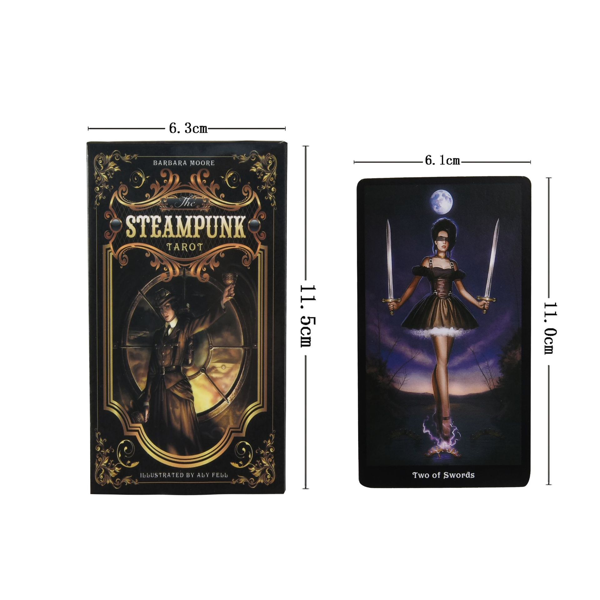 Bộ Bài Bói Tarot The Steampunk Tarot New Cao Cấp