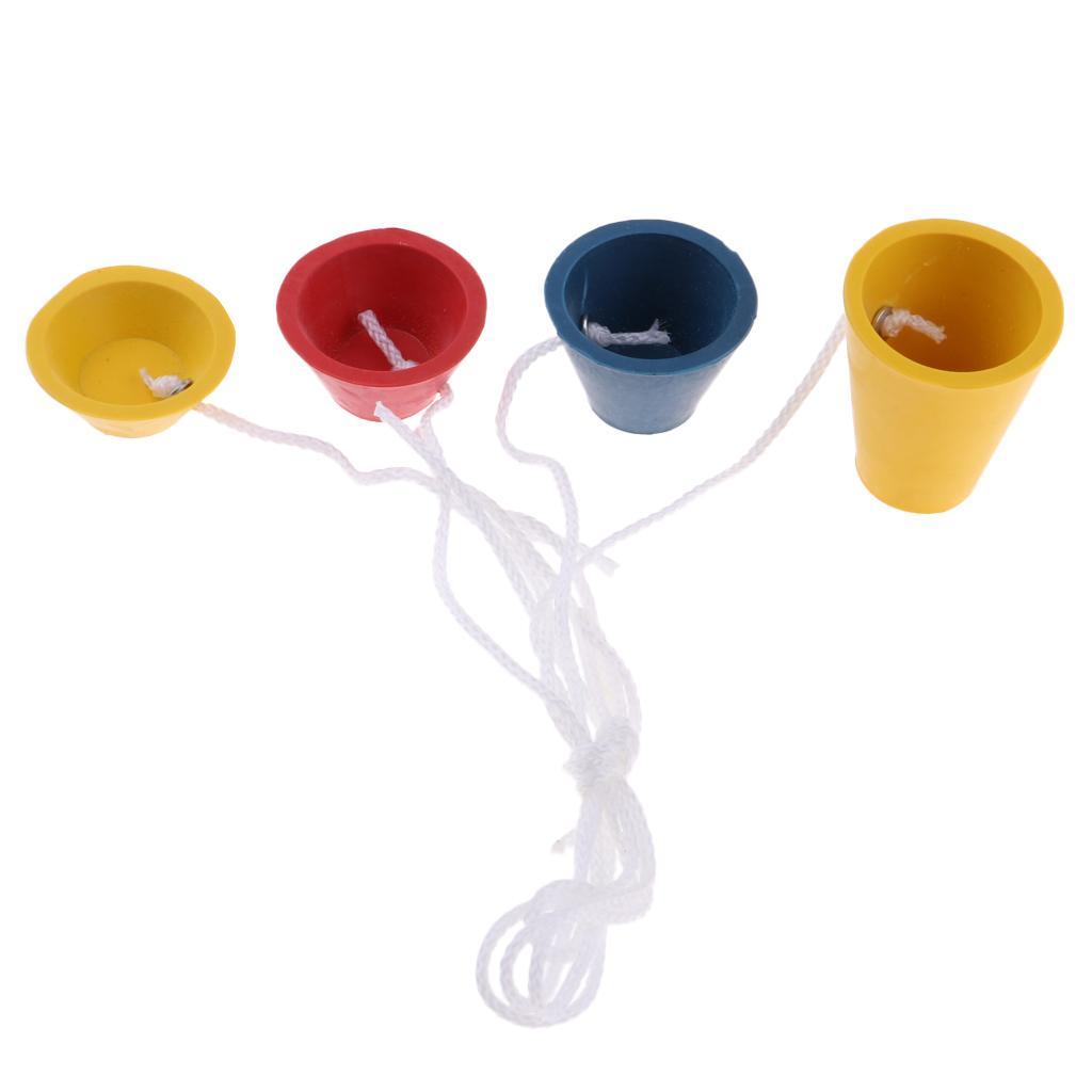 Set of 4pcs Winter Pyramid Golf Tees & 5pcs Driving Range Rubber Tee