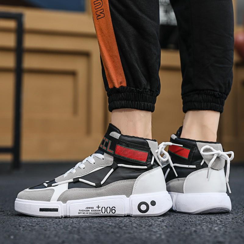 Giày Sneaker Cổ Cao Thời Trang Cho Nam