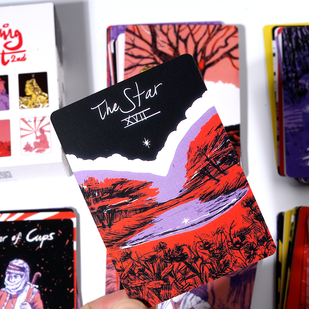 Bộ Bài Stunning Tarot 78 Lá Bài Tặng Đá Thanh Tẩy