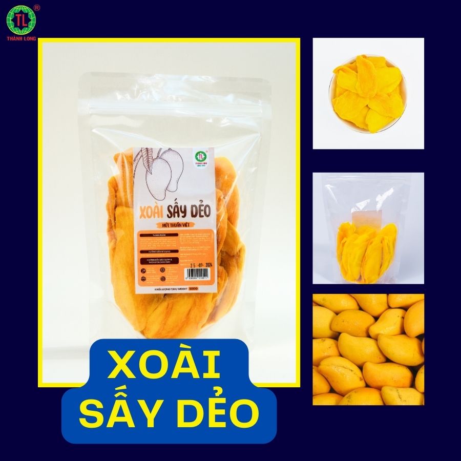 Mứt Xoài Sấy Dẻo Thành Long 200G