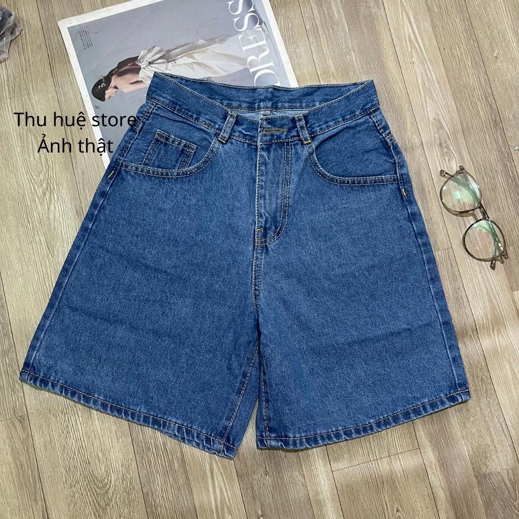 Quần Ngố Ống Rộng Lưng Cao Cực Hách Dáng Thời Trang Cho Nữ