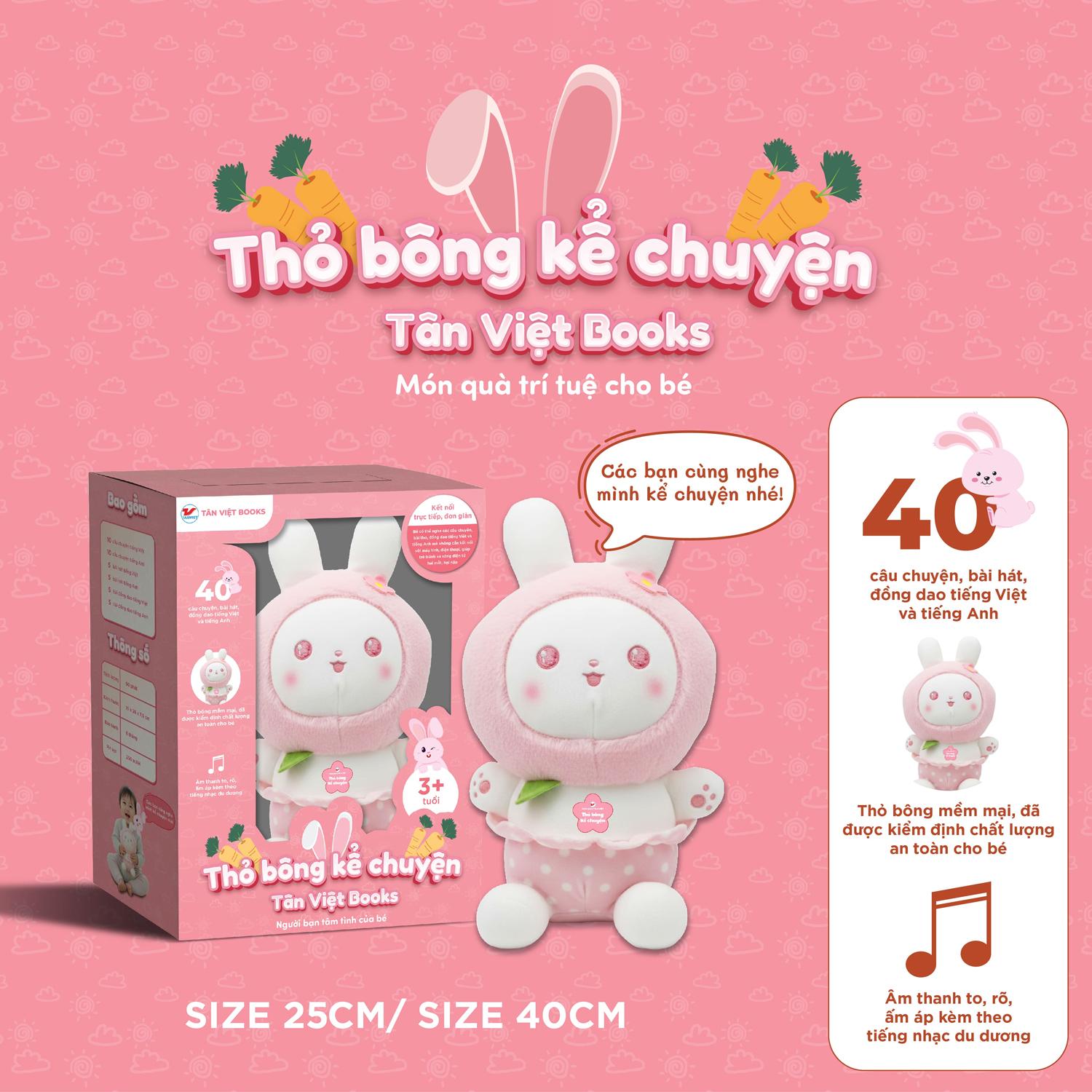 Thỏ Bông Kể Chuyện - Quần Chấm Bi - Món Quà Trí Tuệ Cho Bé