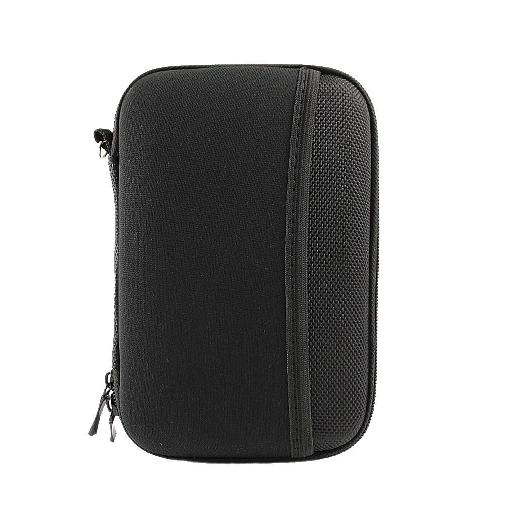 Portable Earbuds/Charger/USB/Cable Hard Case Storage Bag Mesh Pocket