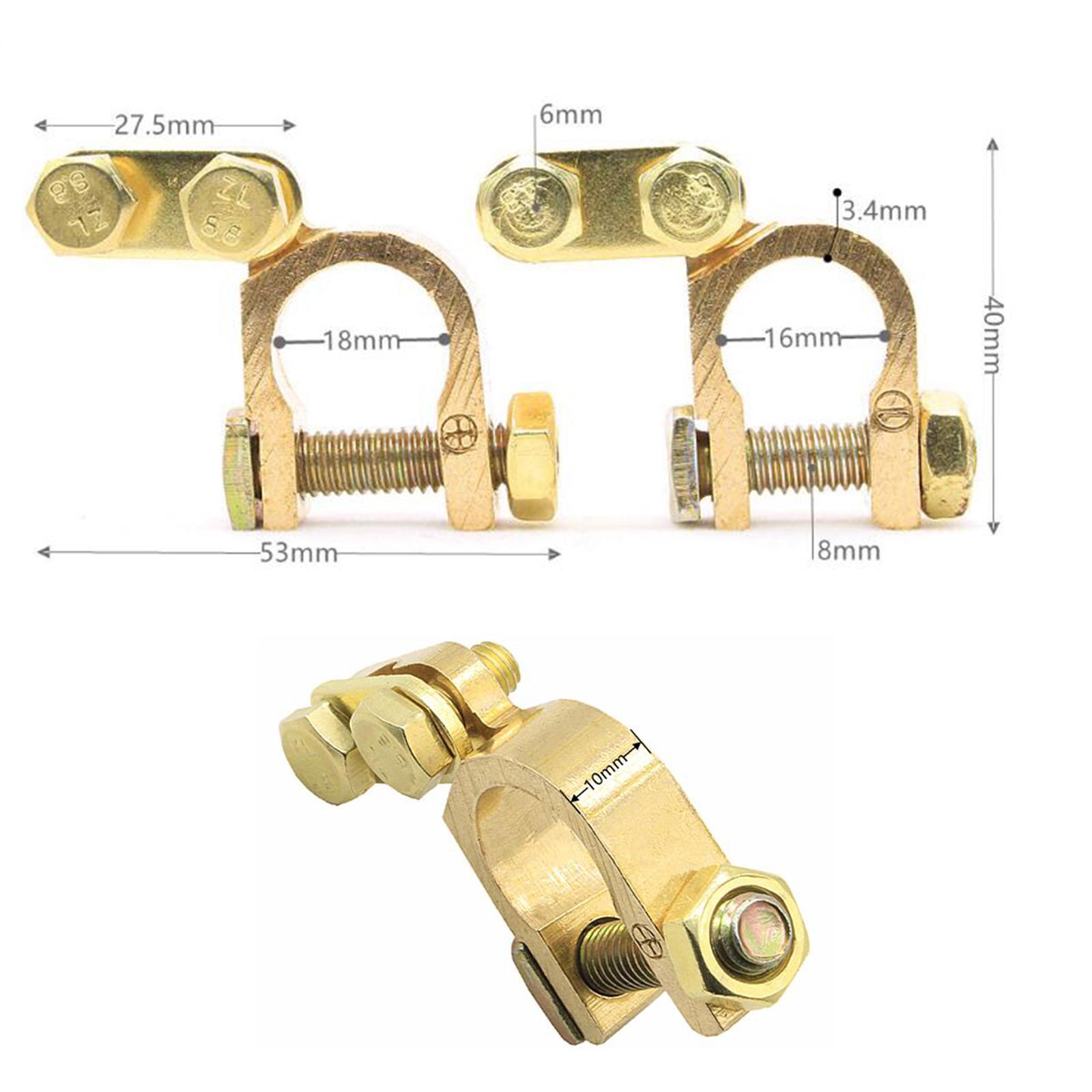 Battery Terminals Connector Clamps Car Battery Clamp Accessory Quick Battery Disconnect for RV