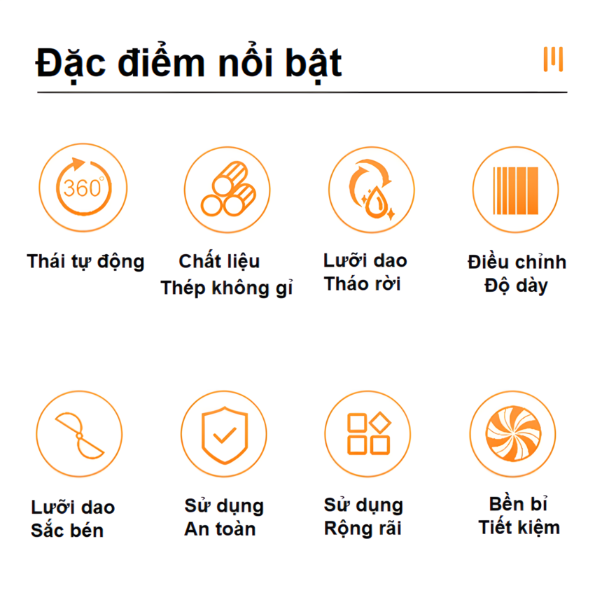 Máy thái lát rau củ quả và thịt đông lạnh tự động. Thương hiệu Anh Quốc cao cấp AOSIDA QP-D003. Hàng chính hãng