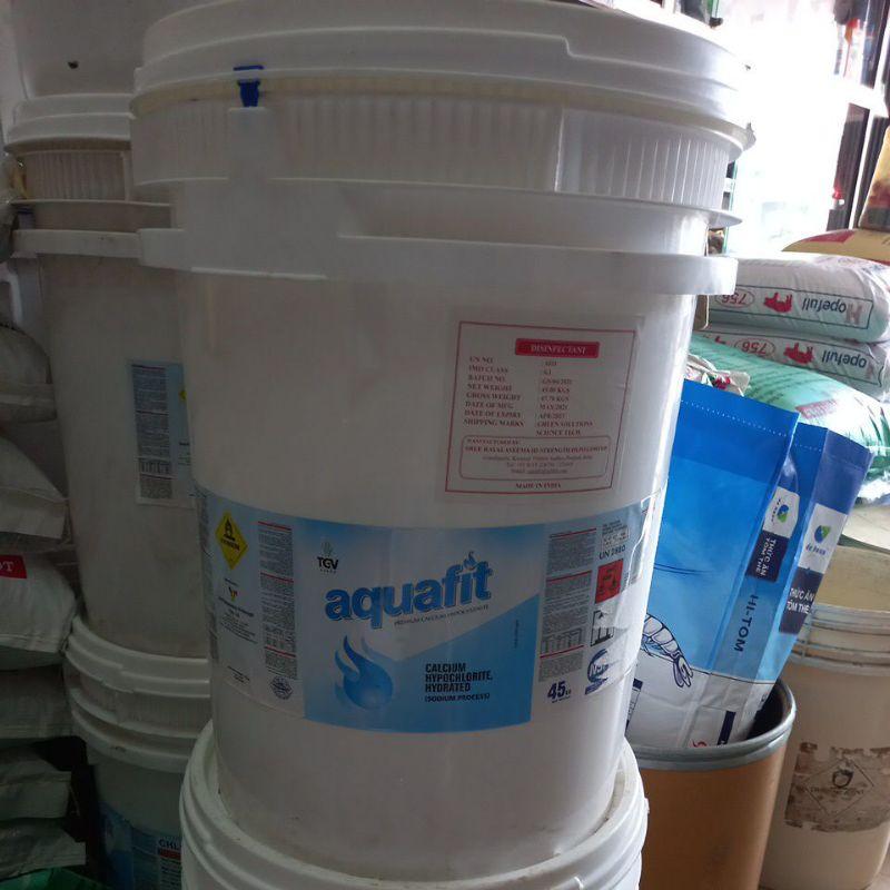 1 kg clorin Ấn Độ, Aquafit Clorin bột - Calcium Hypochloride