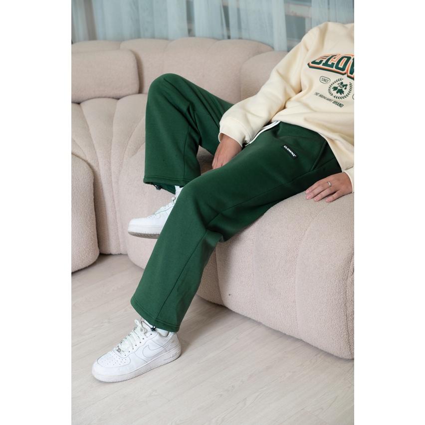 Quần nỉ bông lót lông ống rộng Basic Sweat Pants local brand unisex nam nữ