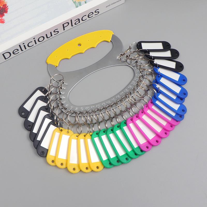 Móc khóa MK1 thẻ tên name tag ghi thông tin Thẻ đánh dấu chìa khóa và ghi chú thông tin vali hành lý valy magic