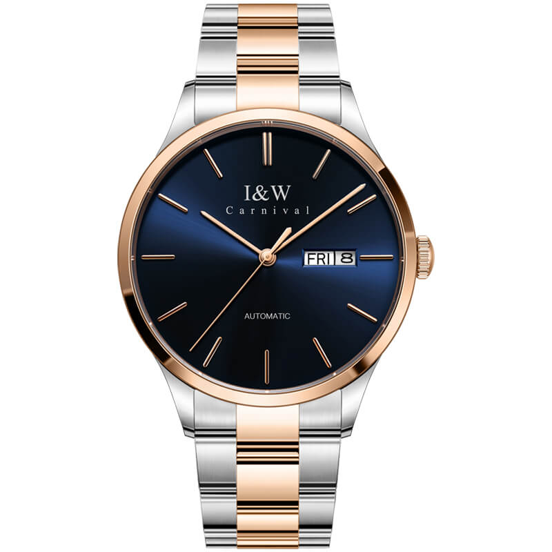 Đồng hồ nam chính hãng IW CARNIVAL IW530G-2 Kính sapphire ,chống xước ,Chống nước 30m ,Bh 24 tháng,Máy cơ(Automatic),dây thép không gỉ 316L
