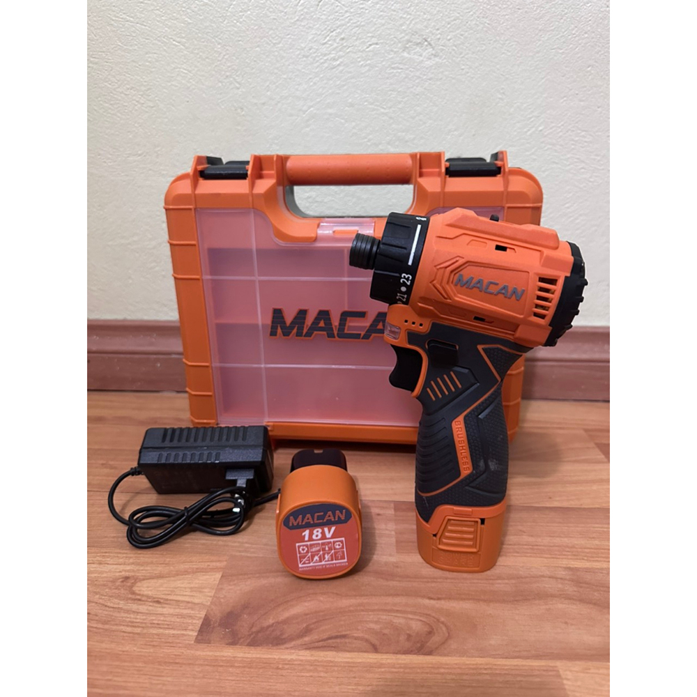 Máy Bắt Vít Chạy Pin MACAN 6118 Động Cơ Không Chổi Than Bền Bỉ Và Mạnh Mẽ, Dây Đồng Nguyên Chất