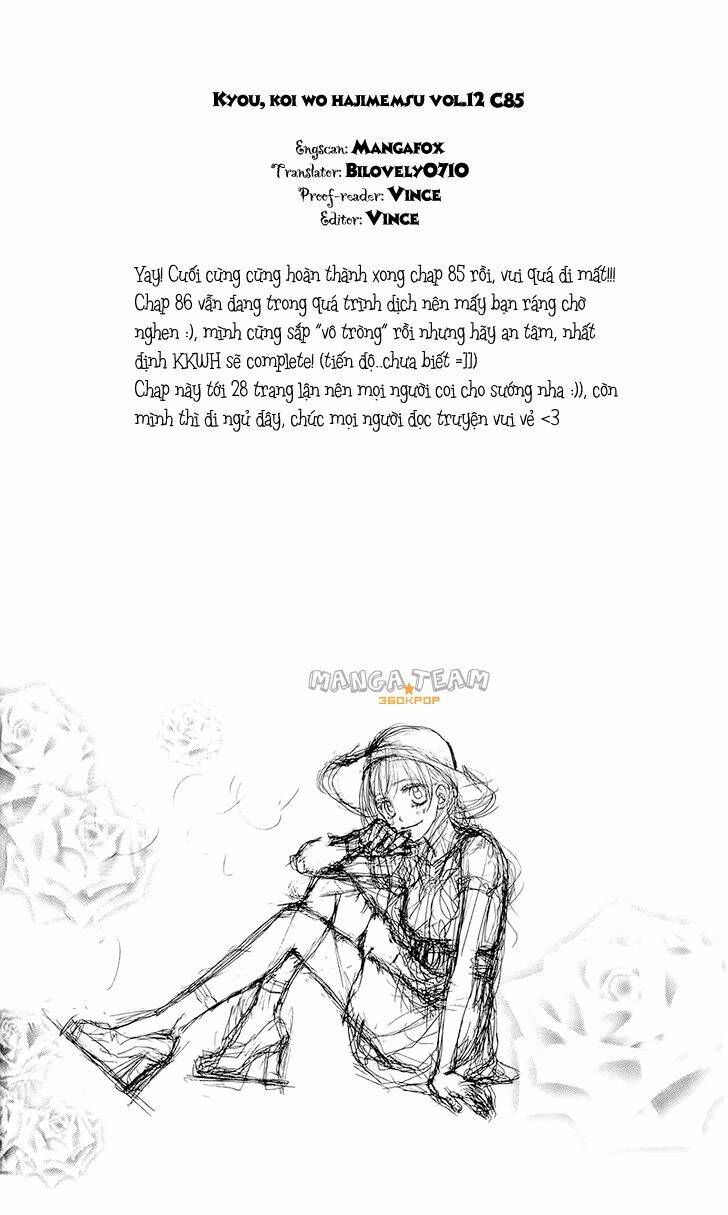 kyou, koi wo hajimemasu - mộng mơ đầu đời chapter 85 27