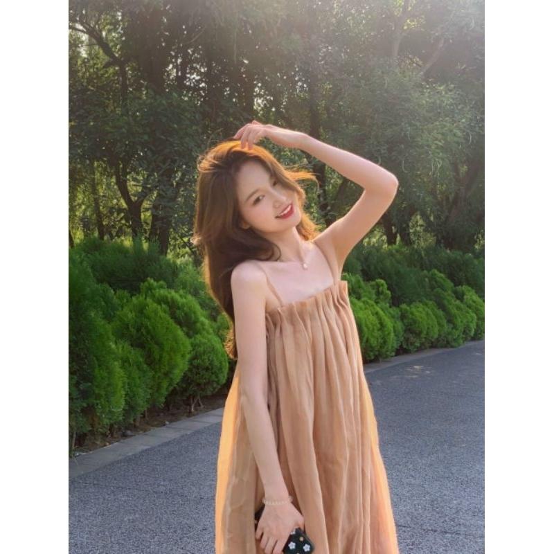 ĐẦM MAXI XẾP LI 2 DÂY