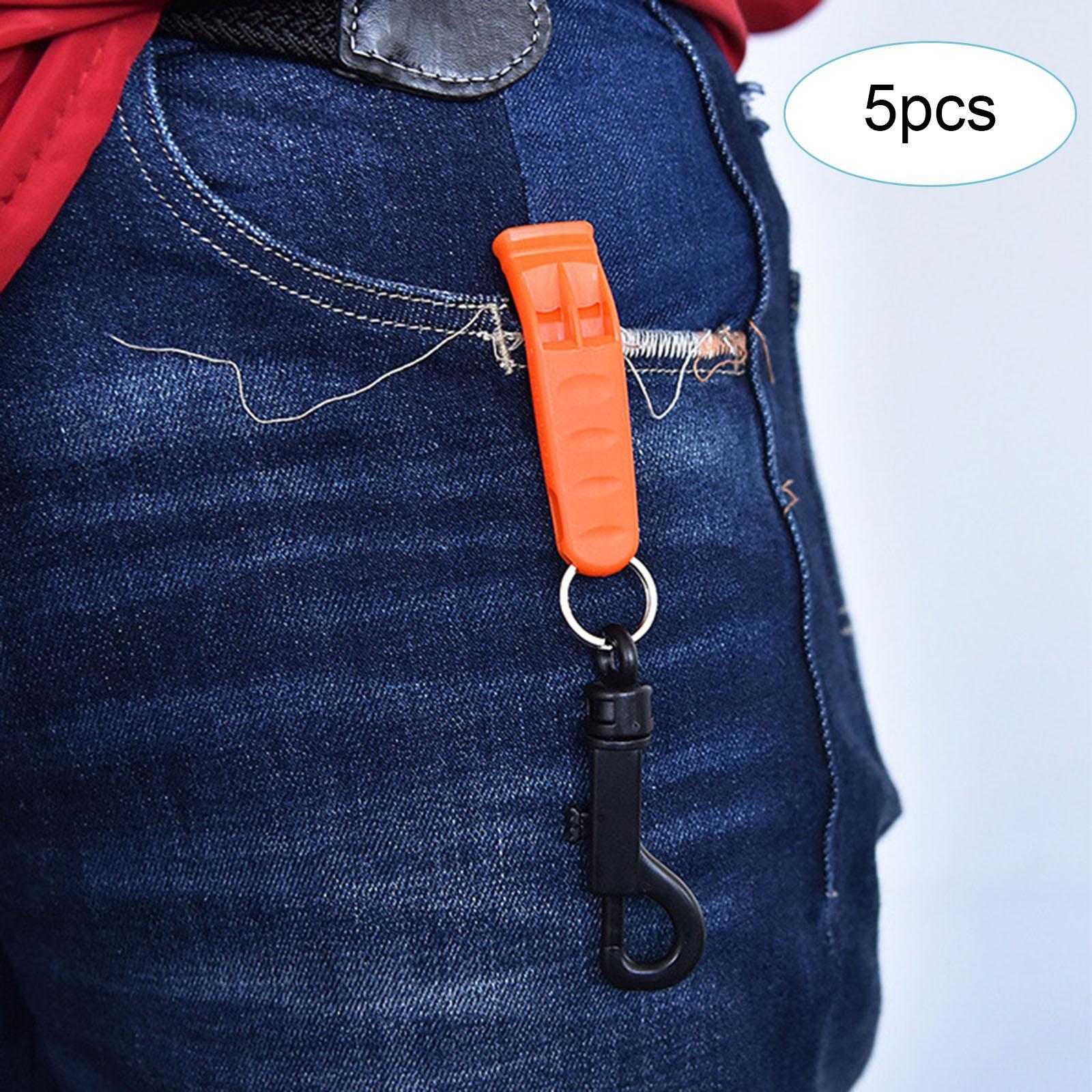 5Pcs Whistle Outdoor Safety Whistle Loud Sound for Kayak Lifeguard
