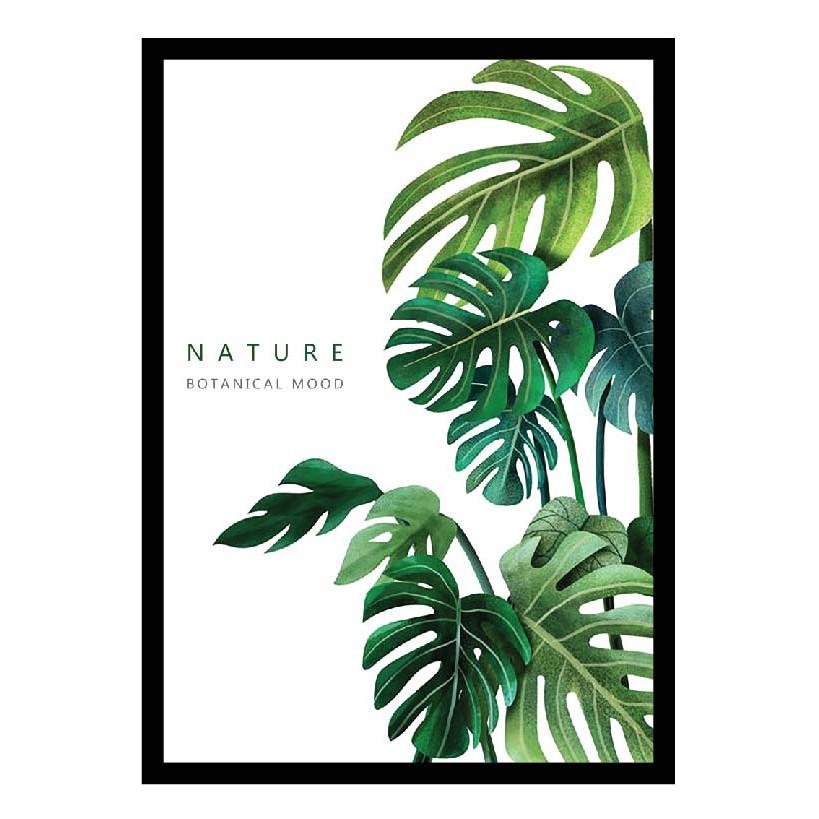 Bộ tranh canvas treo tường trang trí chủ để lá cây